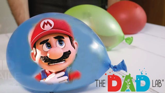Super Mario Bros Frozen in Balloons