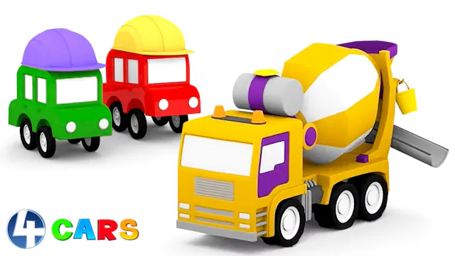 Cement Mixer at Construction Site