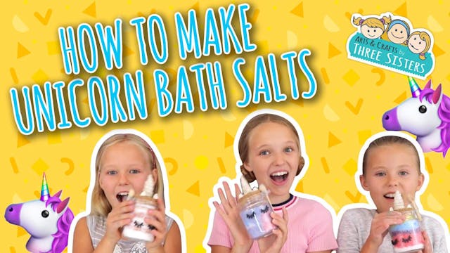 How to Make Unicorn Bath Salts for Ki...