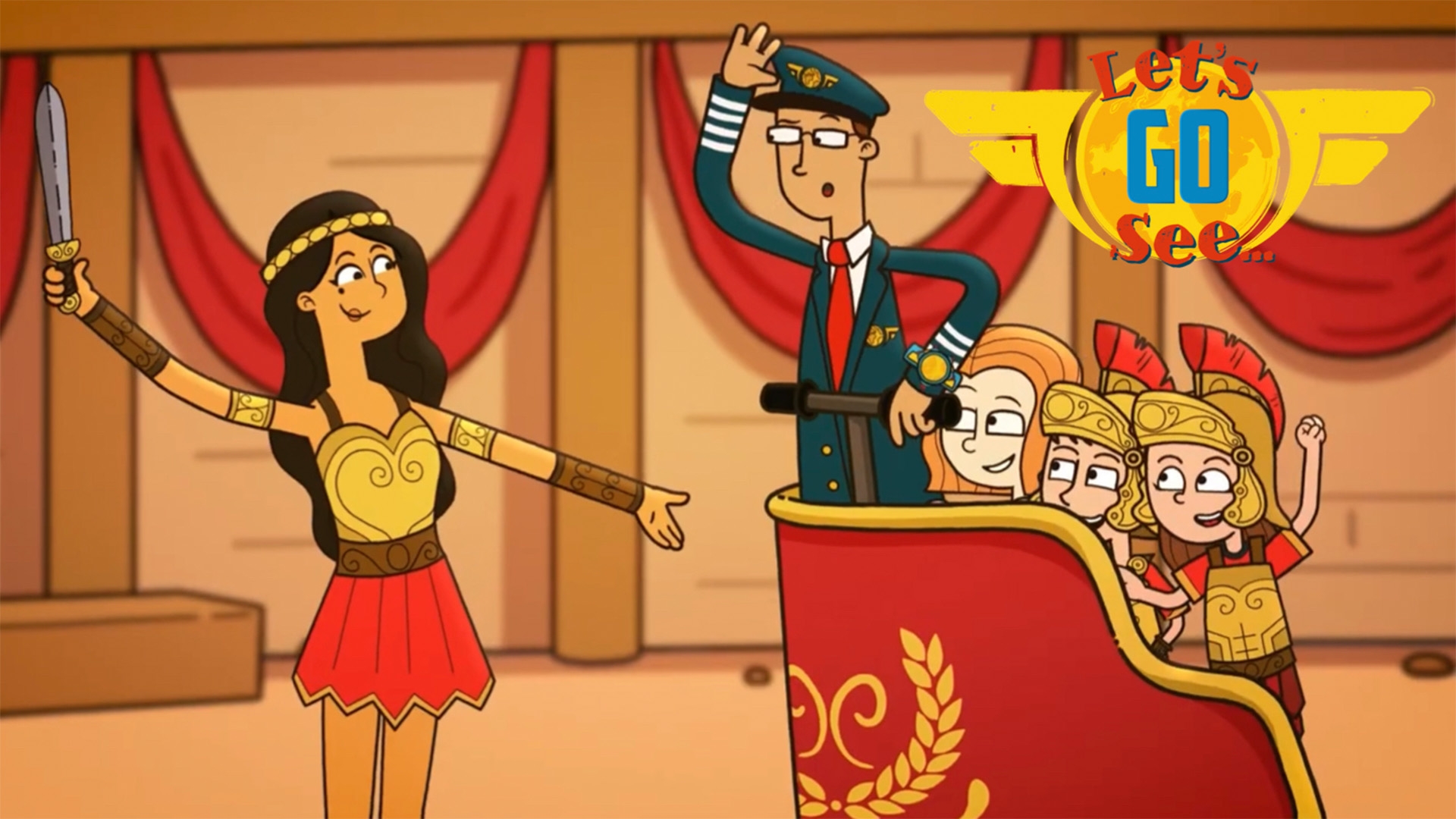 Let's Go See Rome - The Great Gladiator Chase!