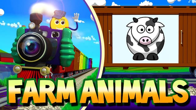 PicTrain | 06 | Cartoon Farm Animals