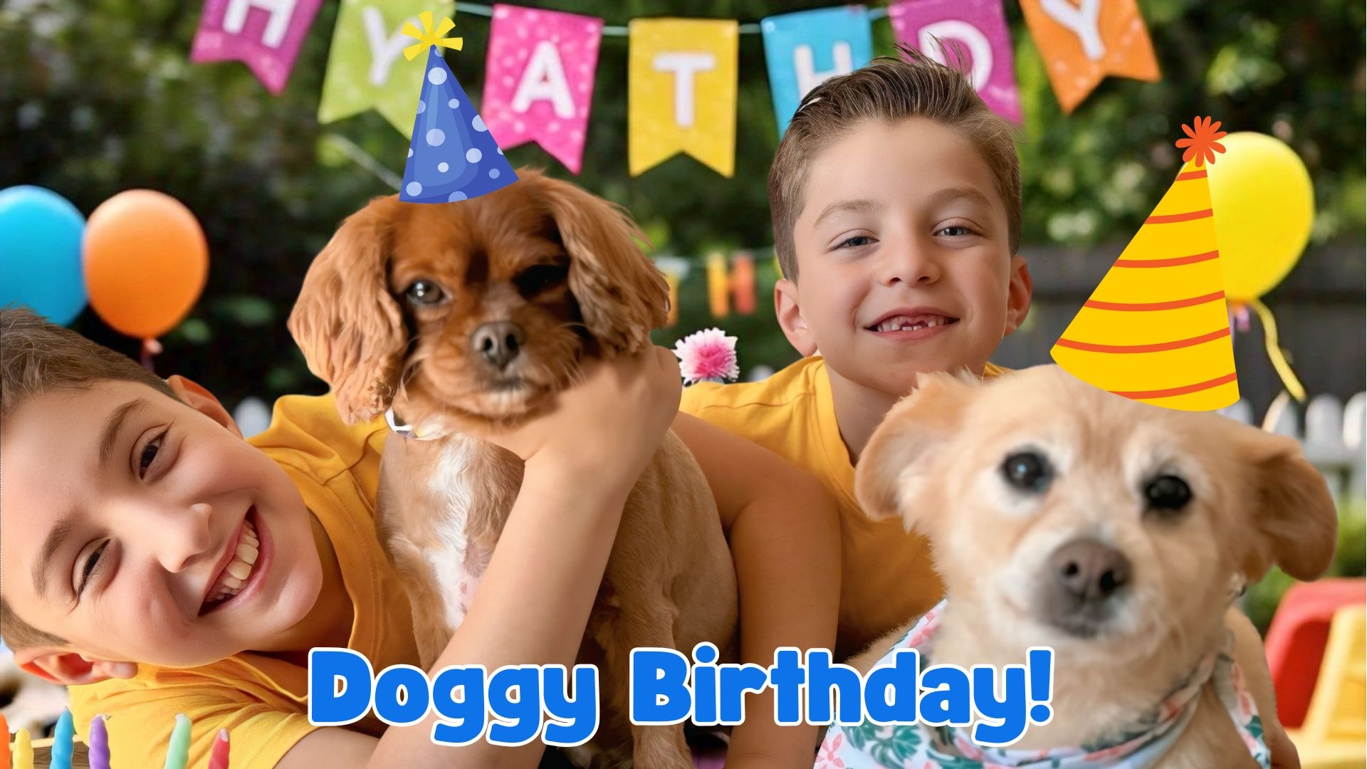 Coolest Doggy Birthday Ever with Mr. Snickers and Saybah!