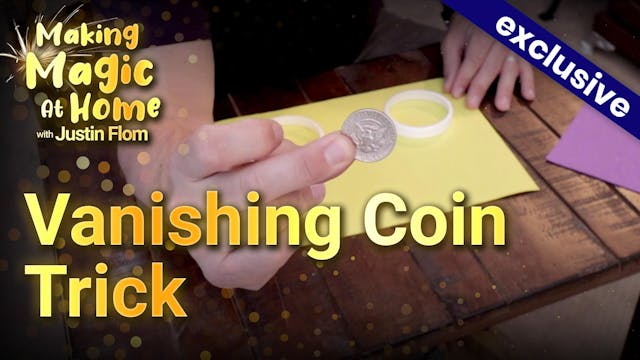 Vanishing Coin Trick