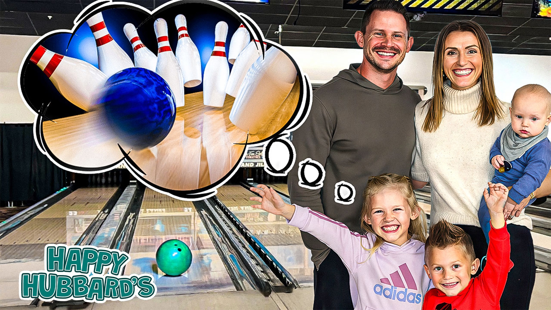 Bowling for Kids at the Bowling Alley | Fun Indoor Game For Kids