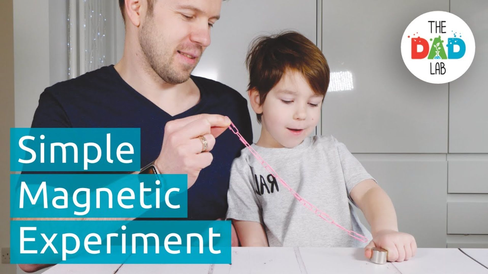 Simple Experiment with Magnet and Paperclips