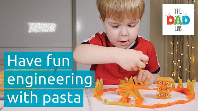 Building With Pasta And Playdough