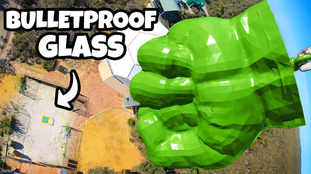 HULK’S FIST Vs. BULLETPROOF GLASS fro...