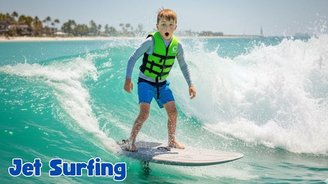 Flying Over Water! Oliver and Lucas T...