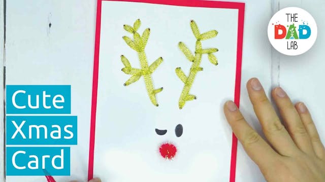 DIY Reindeer Christmas Card