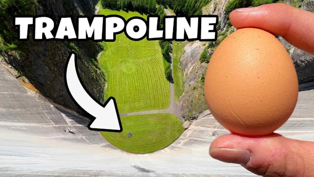 Can A Trampoline Save This Egg? 165m ...