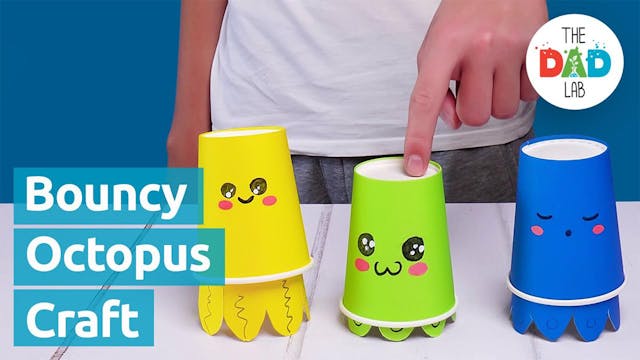 Cute Octopus Paper Cup Craft for Kids