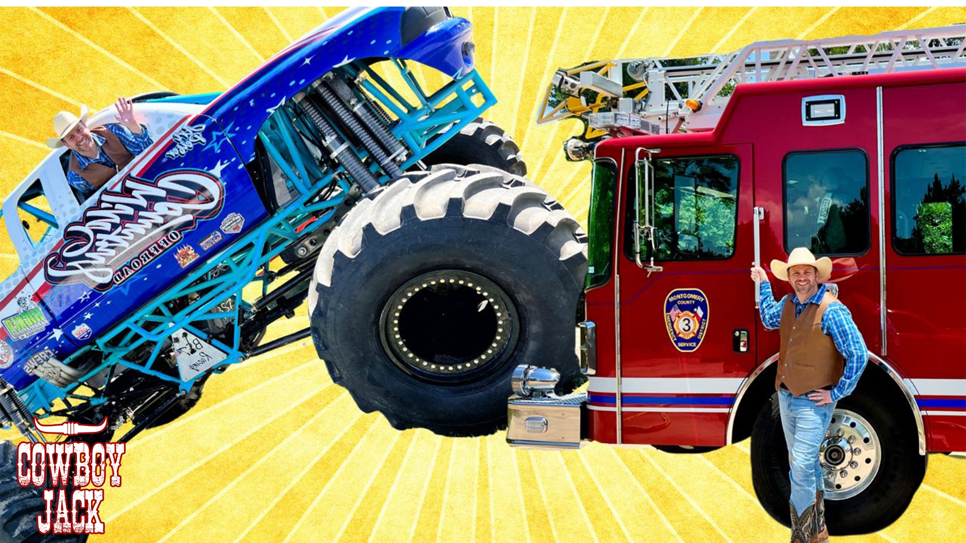 Monster Truck Show for Kids & Meet a Firefighter