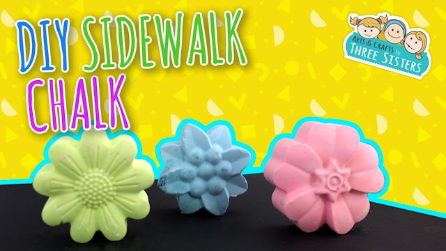 How to Make DIY Sidewalk Chalk | Spring & Summer Craft for Kids