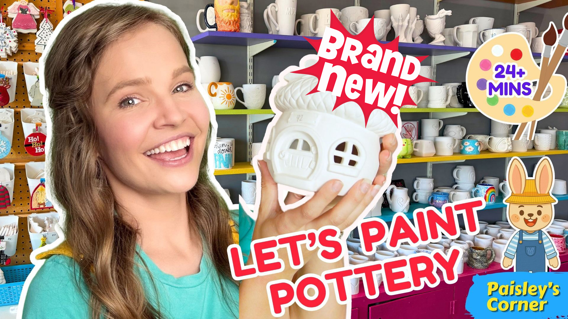 Painting Pottery at the Pottery Room!