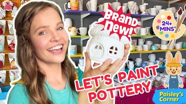 Painting Pottery at the Pottery Room!