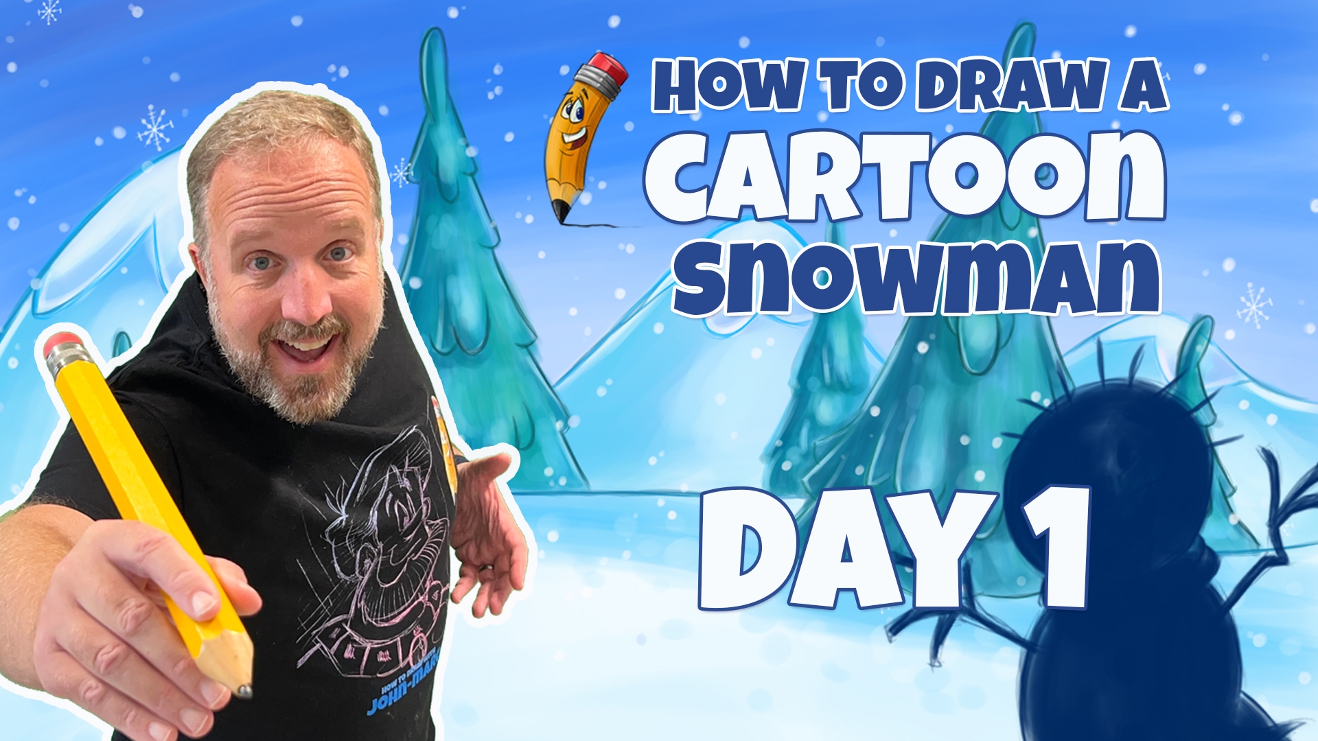 How to Draw Snowmen | Day 1