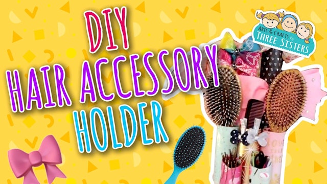 How to Make a DIY Hair Accessory Holder from Paper Rolls | Easy Kids Craft