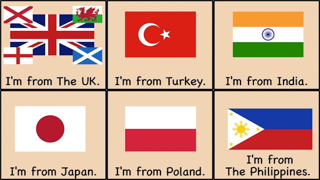 Countries Song Where Are You From