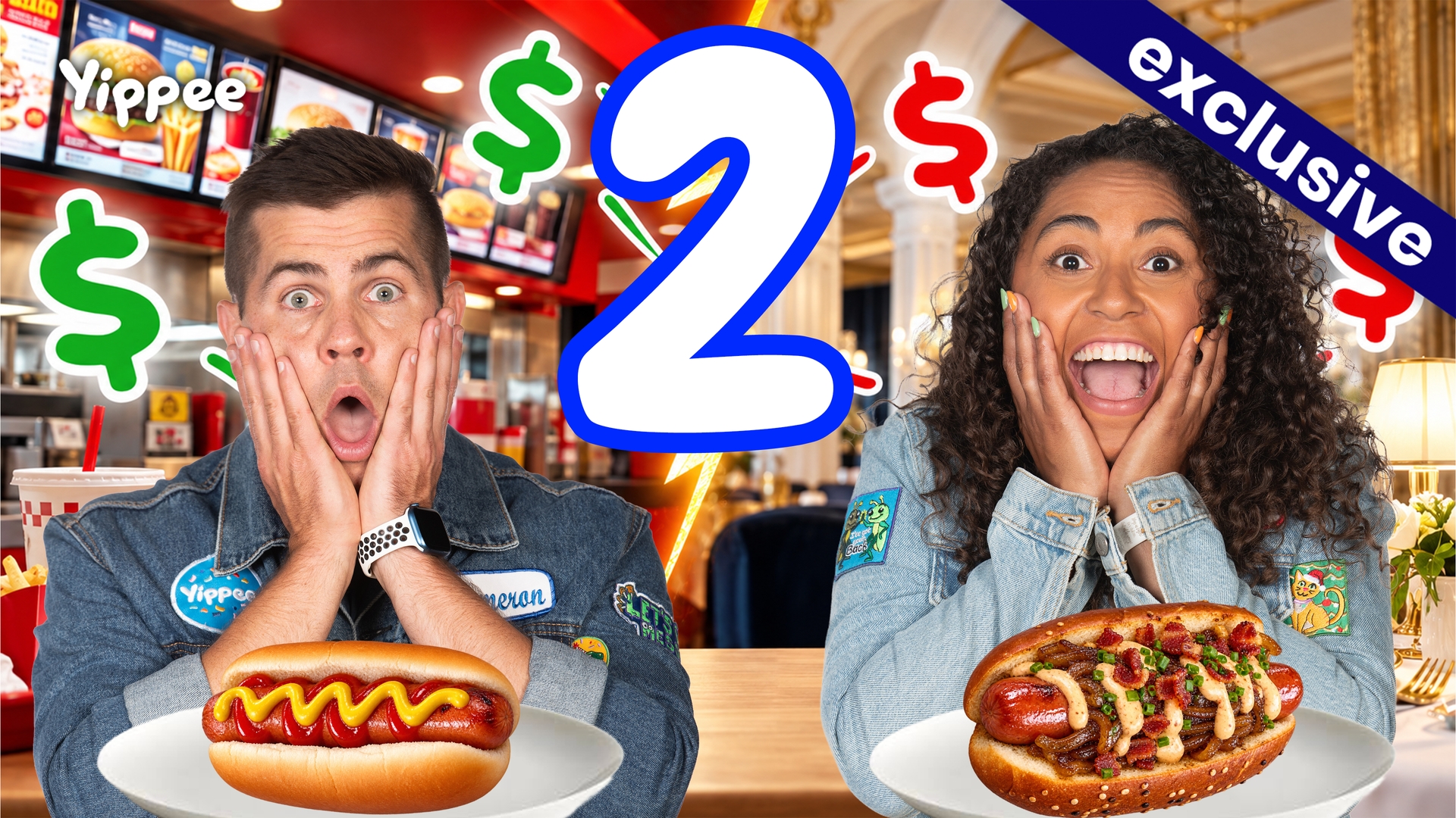 ANOTHER FAST VS FANCY TASTE TEST CHALLENGE