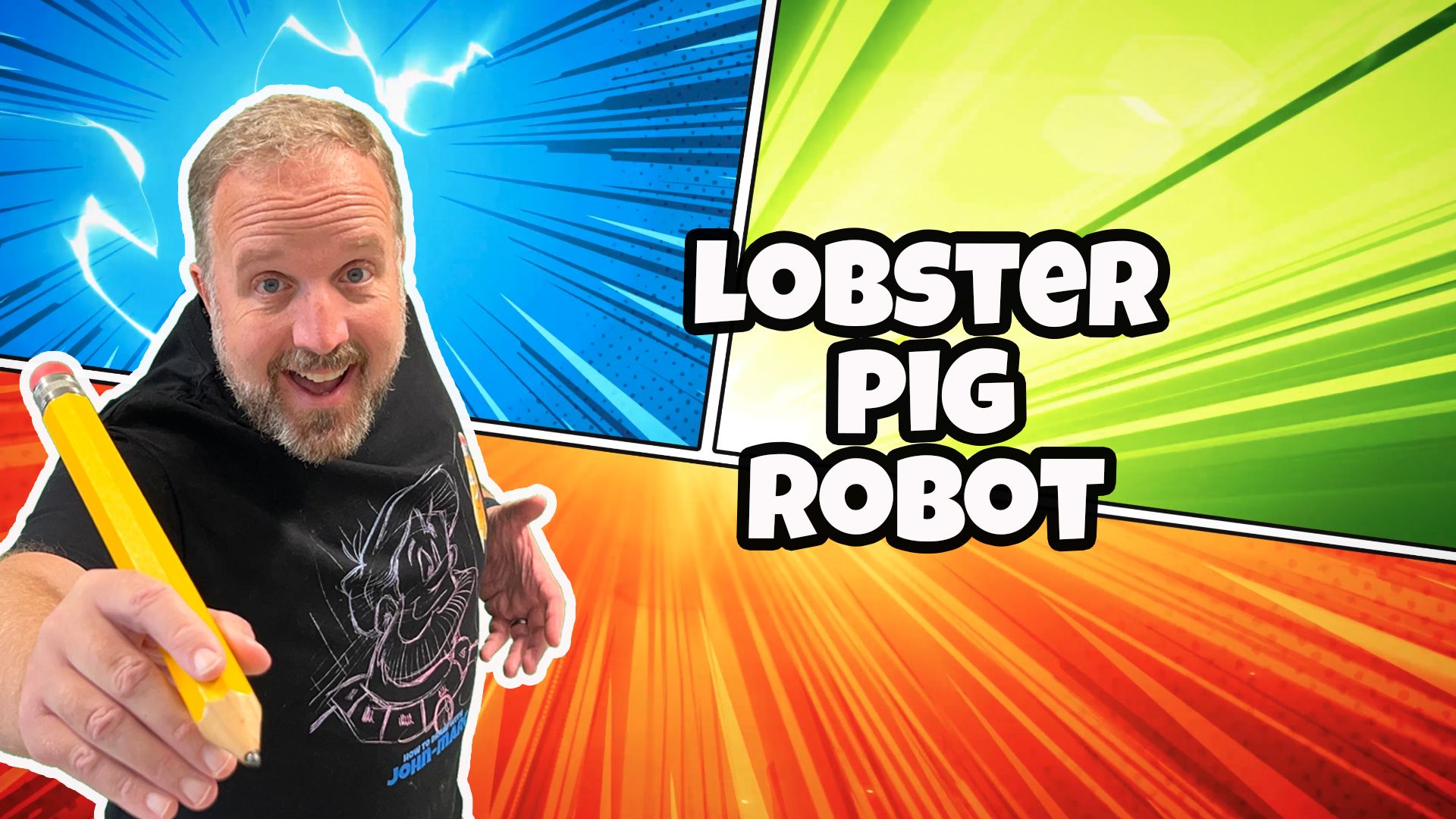 Lobster, Pig, Robot