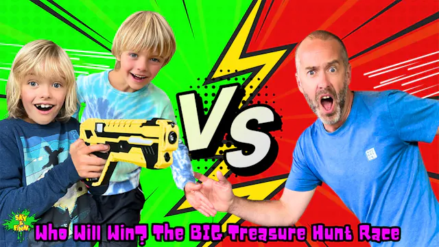 Who will Win? The BIG Treasure Hunt Race