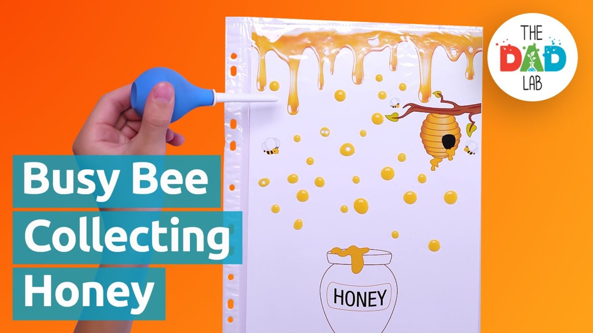 Super Sweet Toddler Activity with Honey Bees