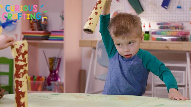 Cardboard Tube Giraffe