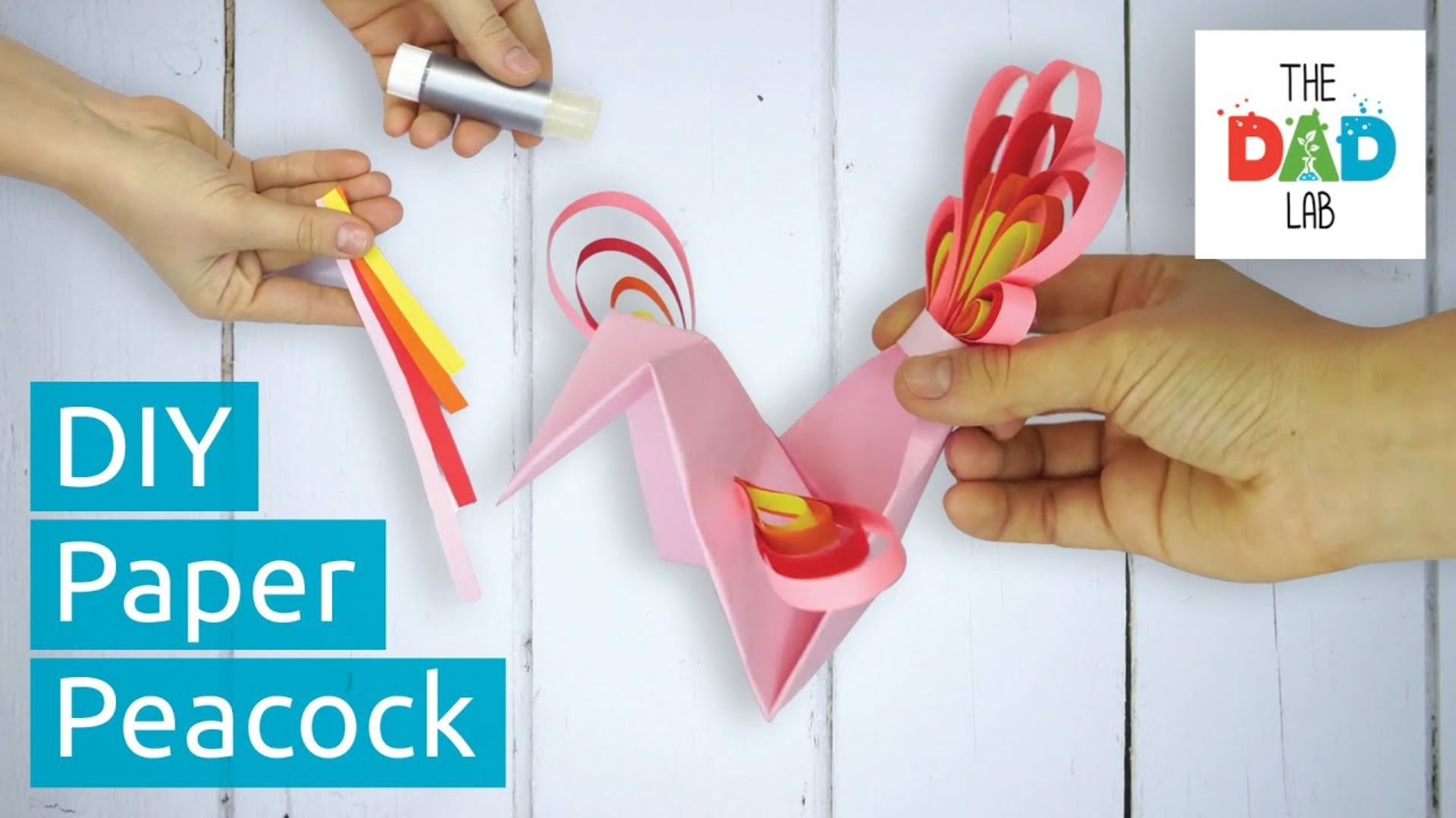 How to Make Paper Peacock | Kids Paper Crafts