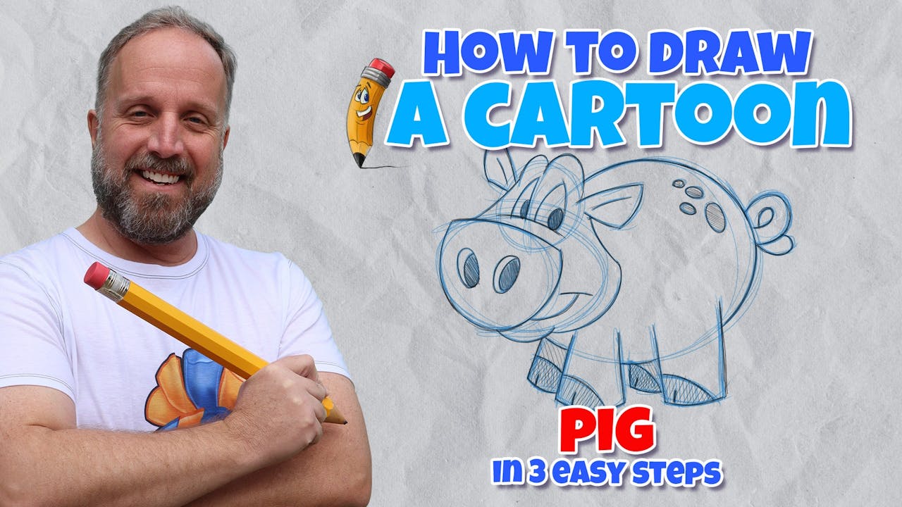 Pig - How To Draw With John-Marc - Yippee - Faith filled shows! Watch ...