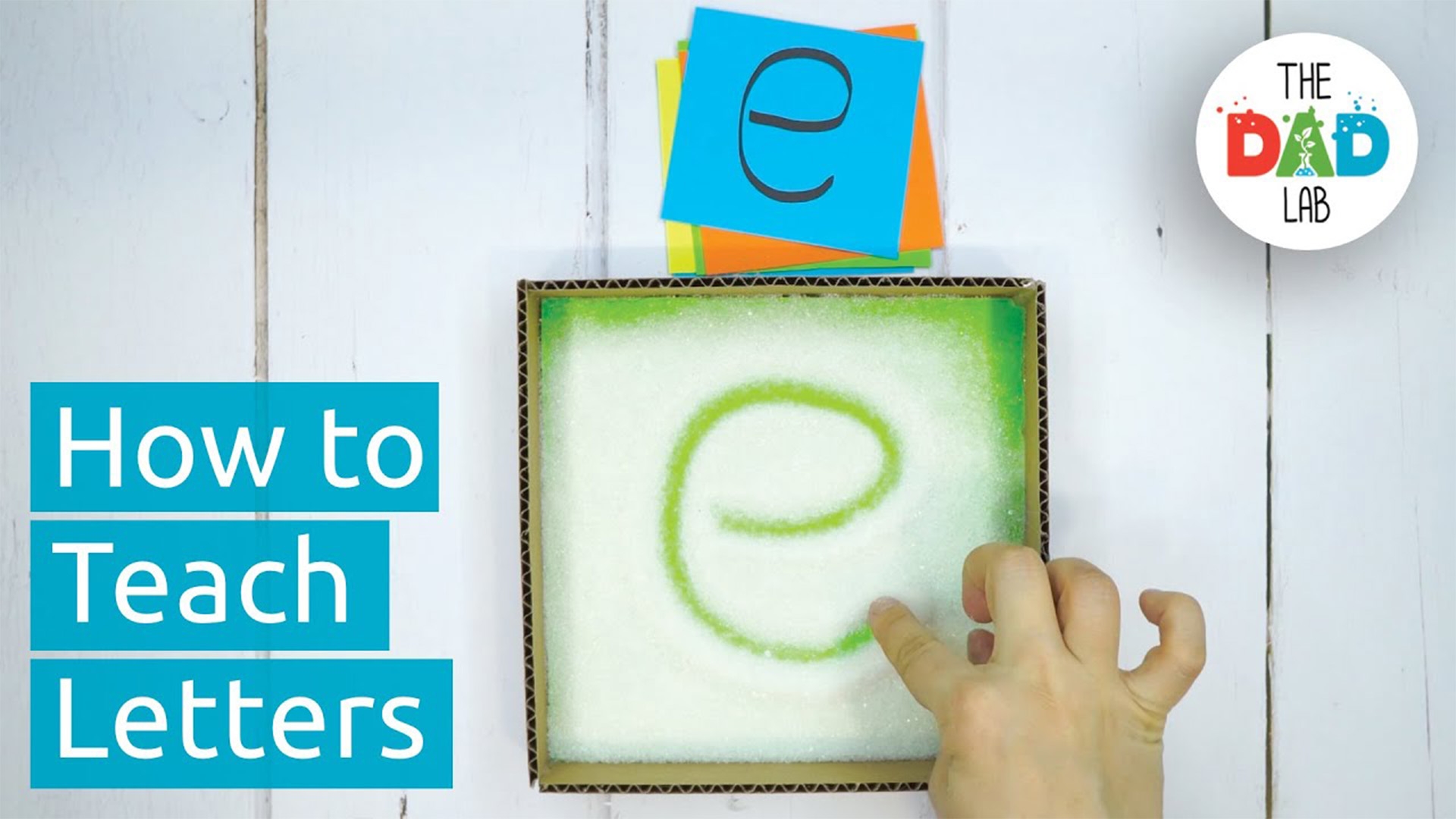 How to Teach to Write Alphabets with a Tray | Preschool Activities