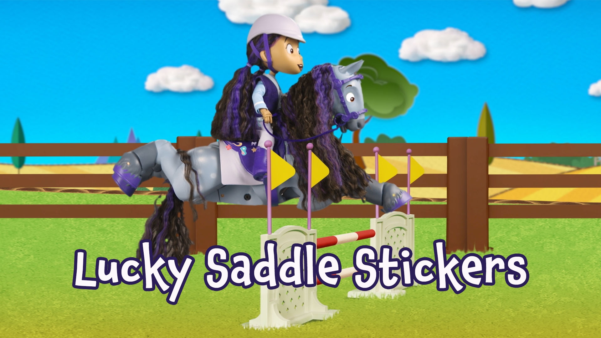 Lucky Saddle Stickers