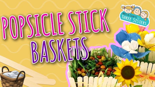 How to Make a Popsicle Stick Basket  ...