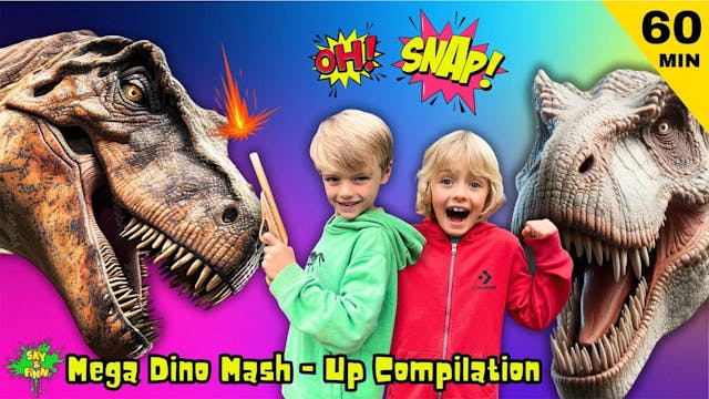 Mega Dino Mash-Up - 60 Min Dinosaur C...
