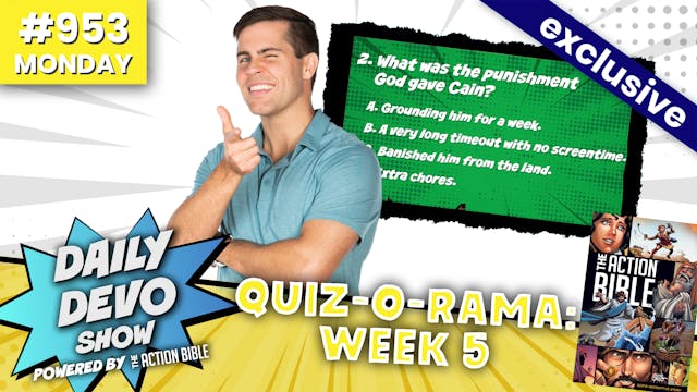 #953 - Quiz-O-Rama: Week 5