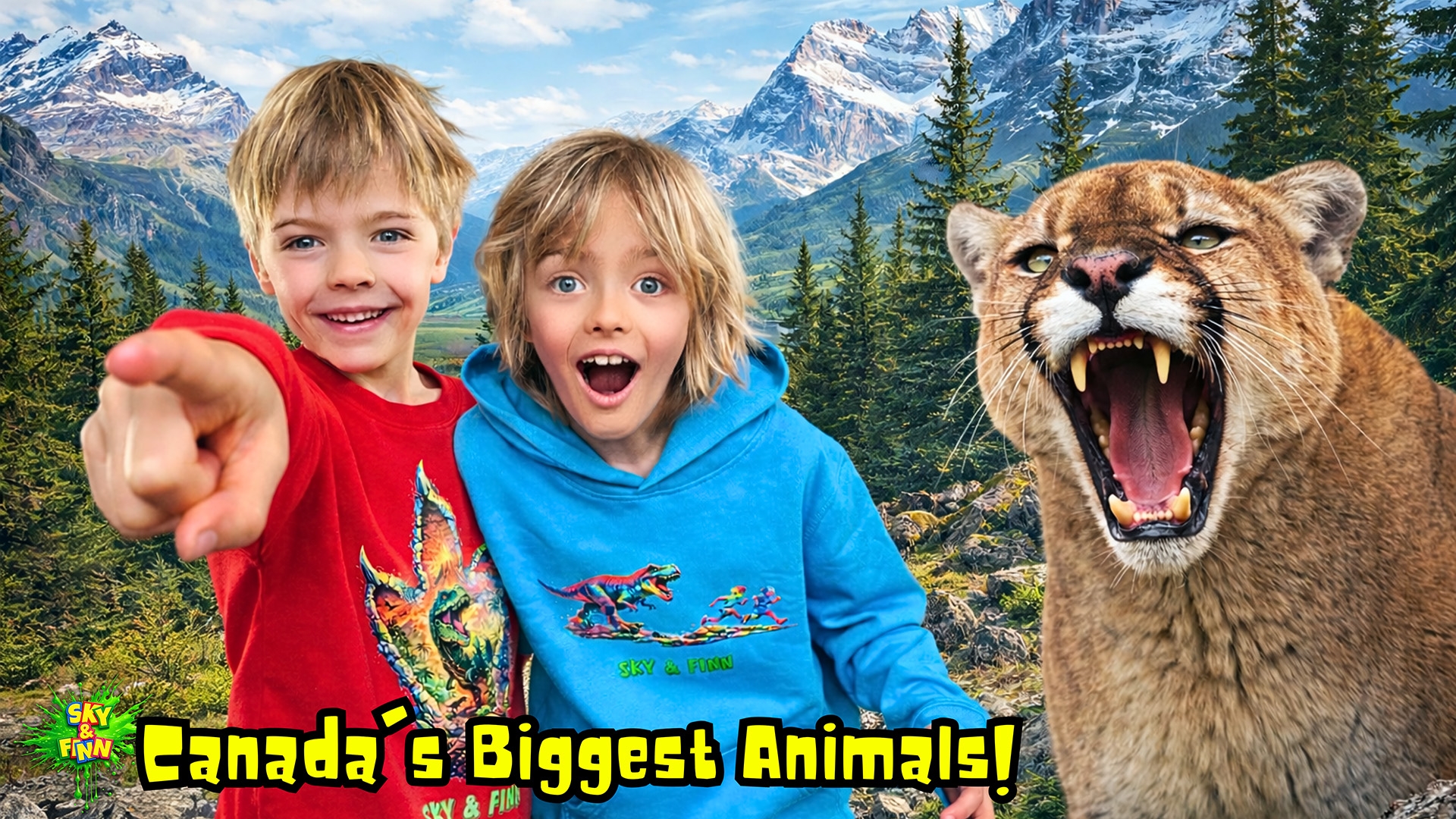 Sky and Finn Face Canada's Biggest Animals!