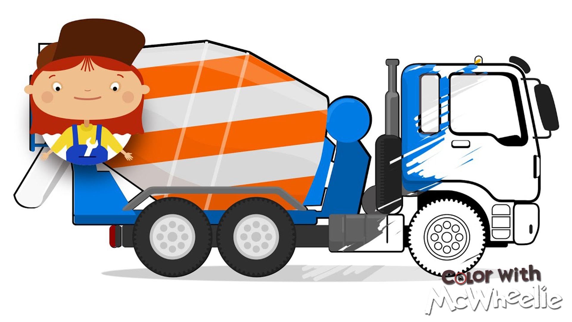 Dr McWheelie Colors Cement Mixer