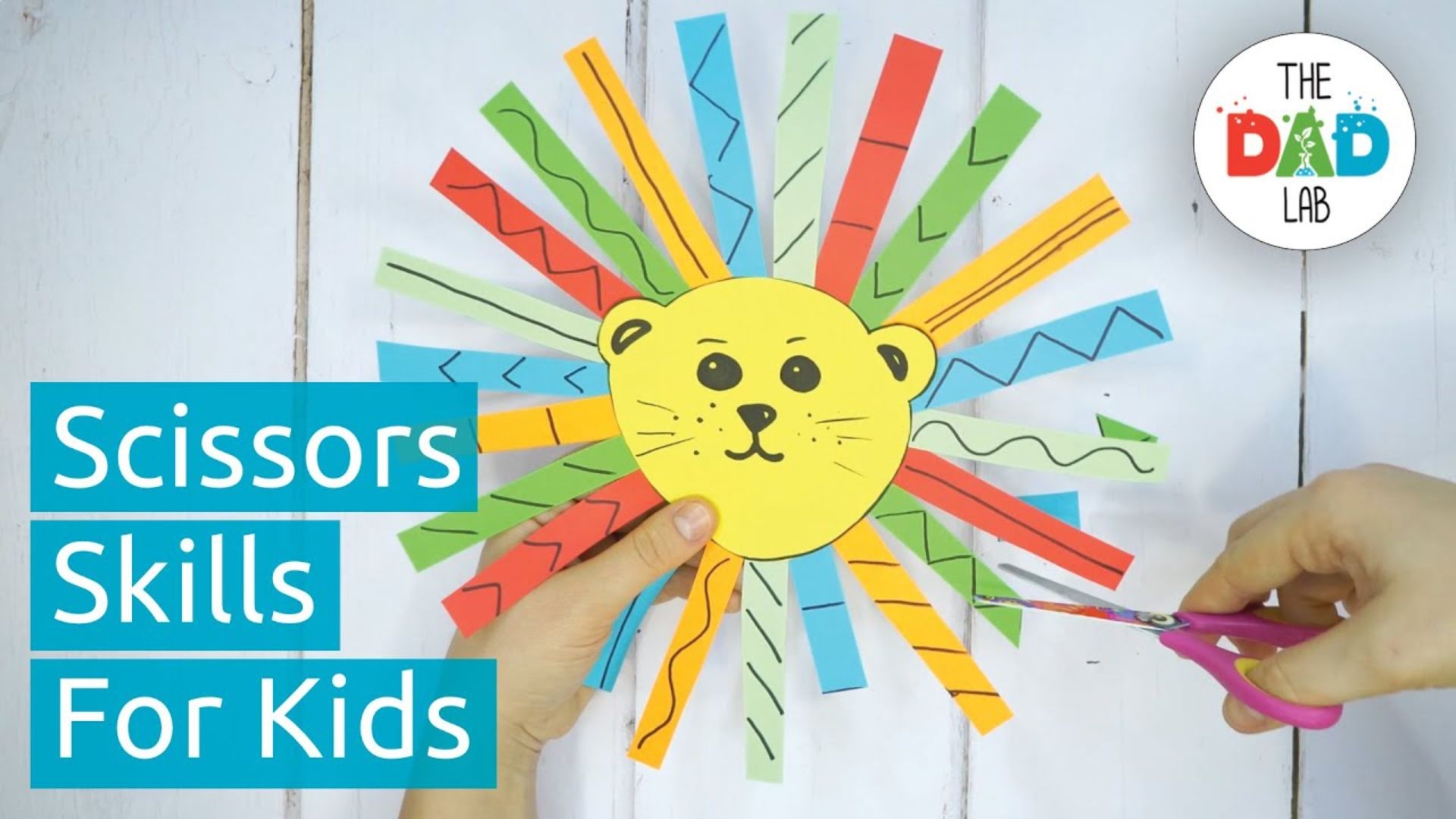 TRIM THE LION'S MANE | SCISSOR SKILL ACTIVITY