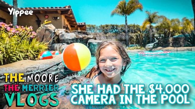 She Had The $4,000 Camera In The Pool - Family Pool Vlog