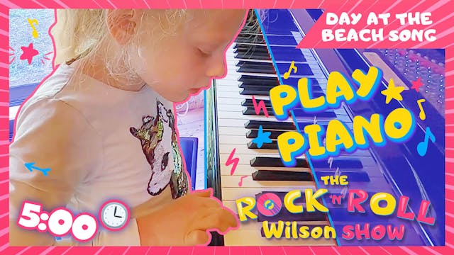 Learn to Play Day at The Beach - Piano