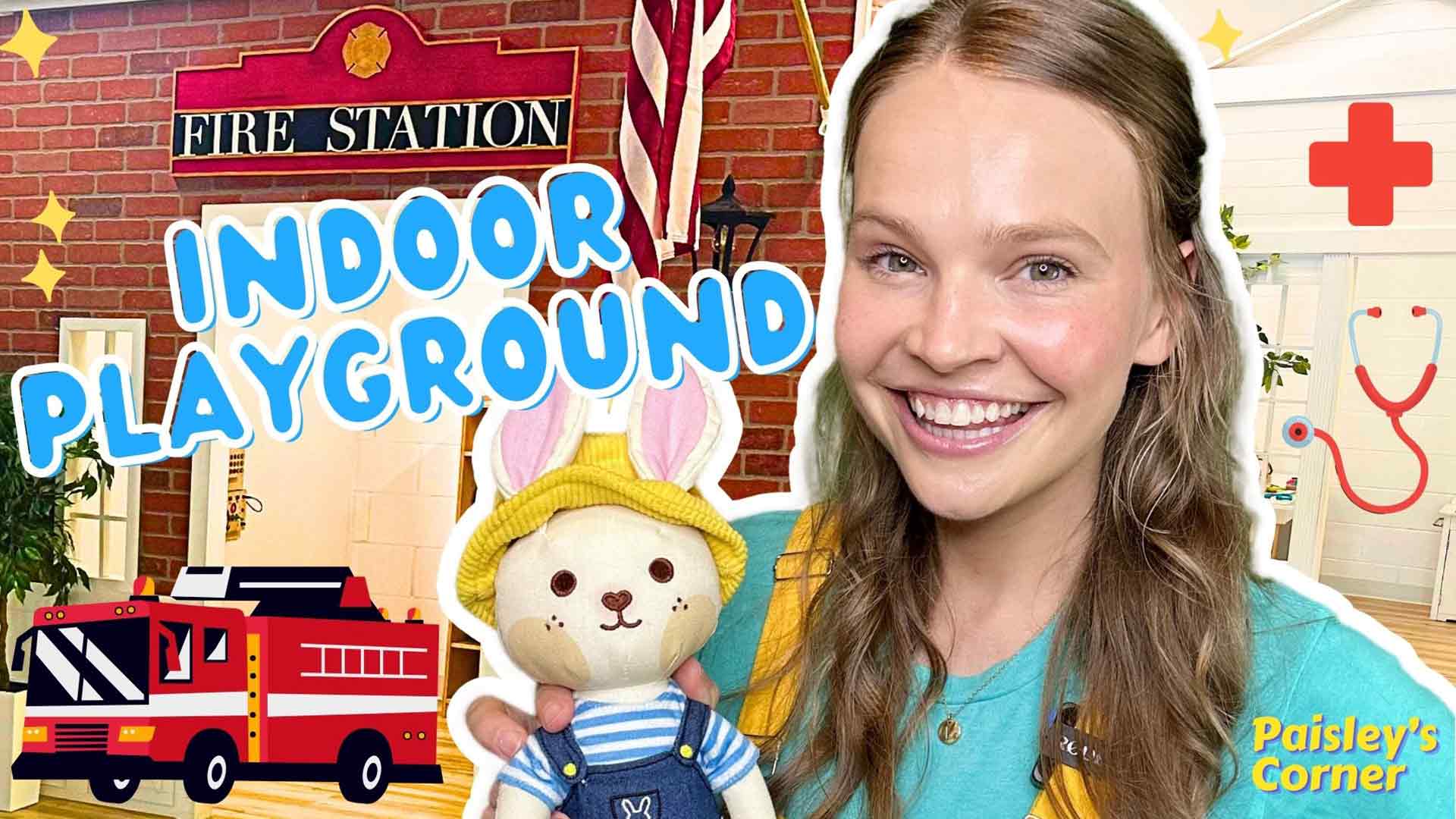 Learn Colors, Shapes, and Animals at an Indoor Playground