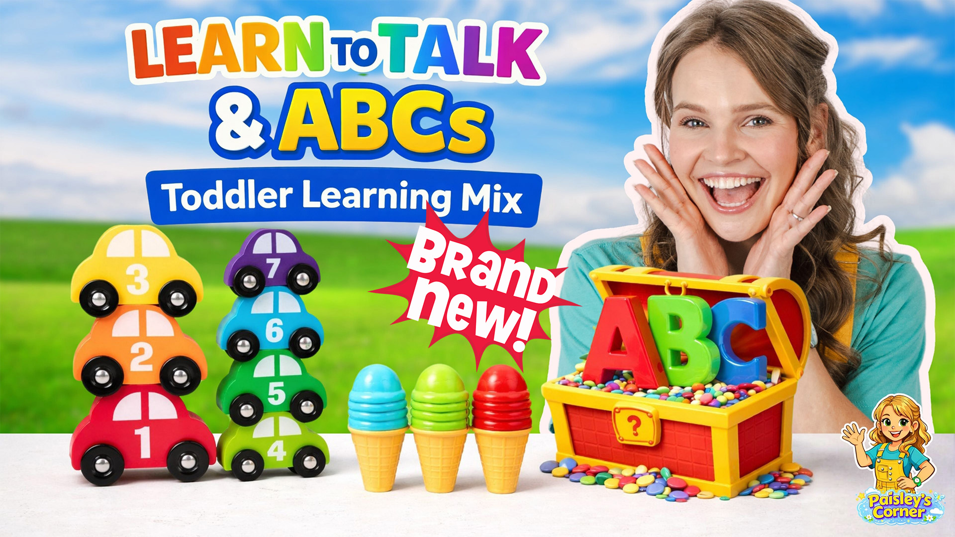 Learn to Talk for Toddlers – ABCs, First Words, Colors, Counting & Phonics