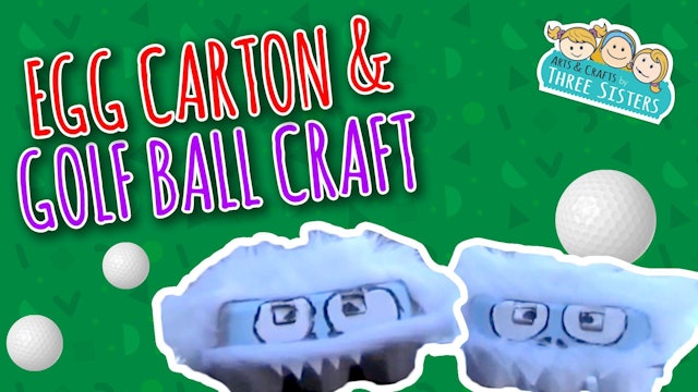 Easy DIY | Christmas Party Game for Kids | Egg Carton & Golf Ball Craft