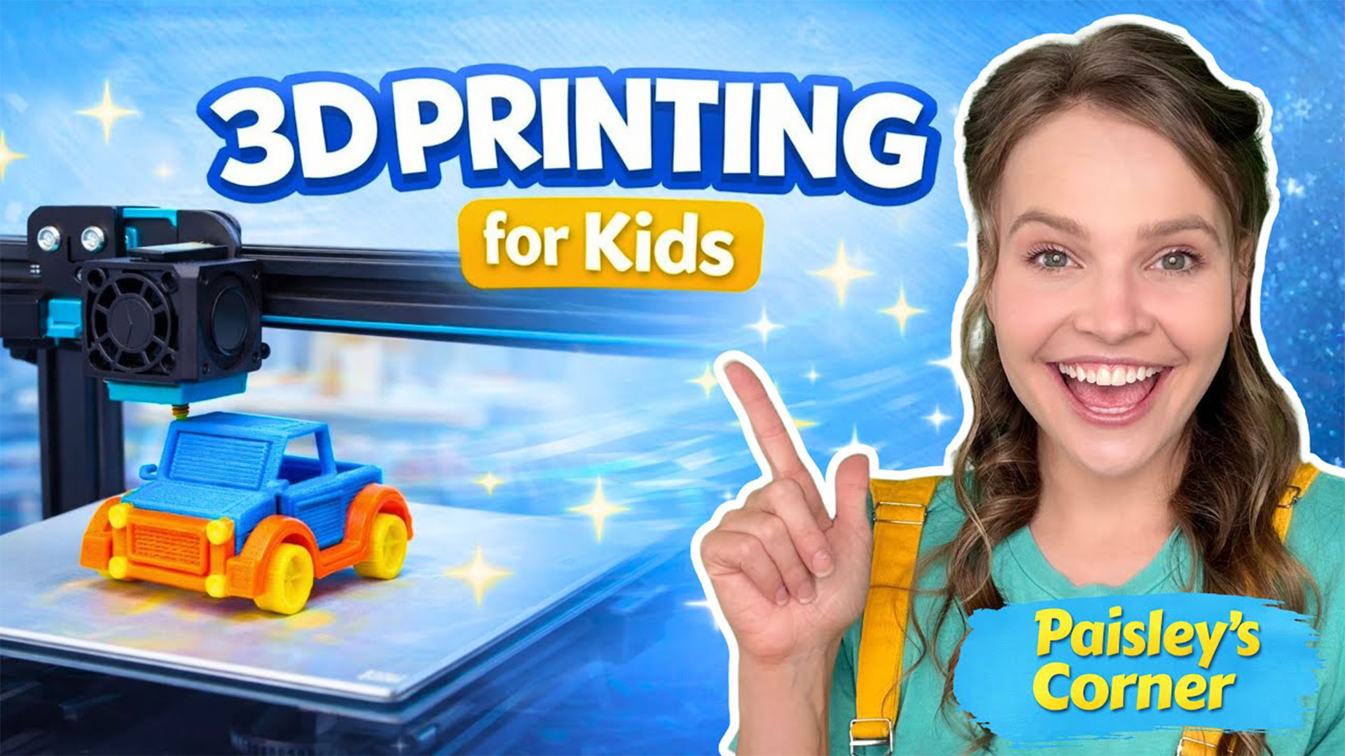 Silly Miss Lily and Paisley Learn About 3D Printing!