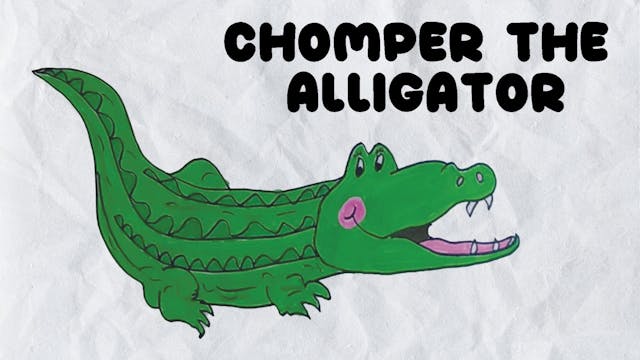 Learn to Draw Chomper The Alligator