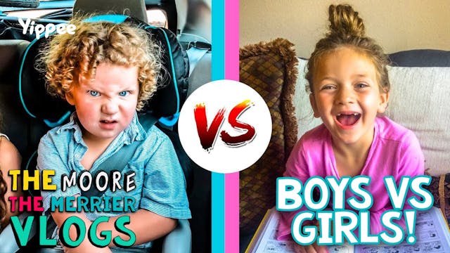 Boys Vs Girls - Family Vlog