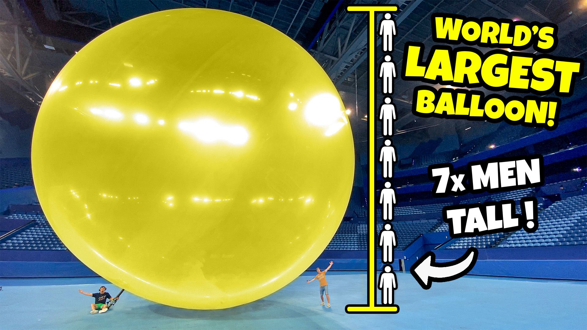 We Popped The WORLD’S LARGEST BALLOON! (40ft+)