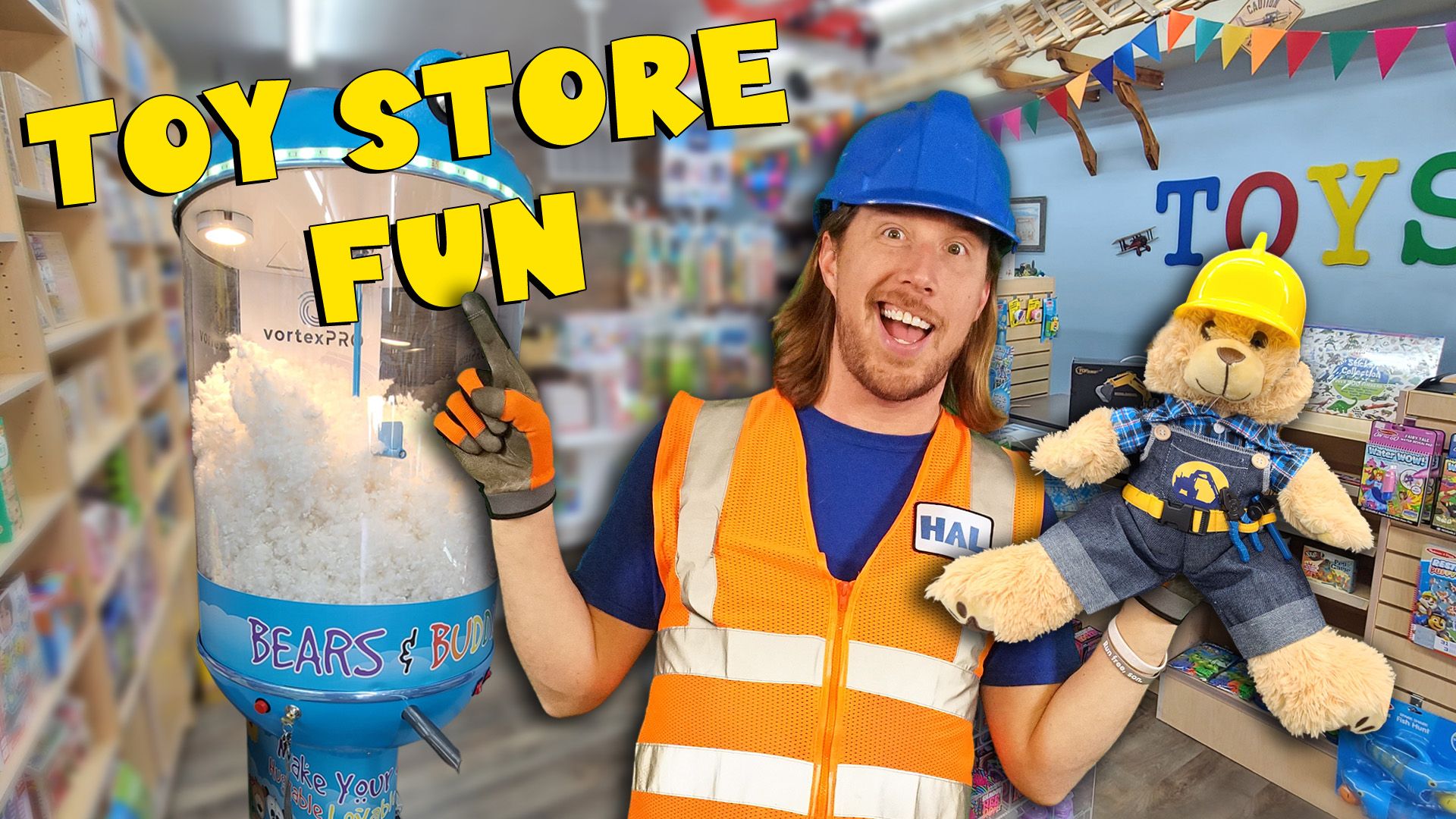 Handyman Hal works at the Toy Store