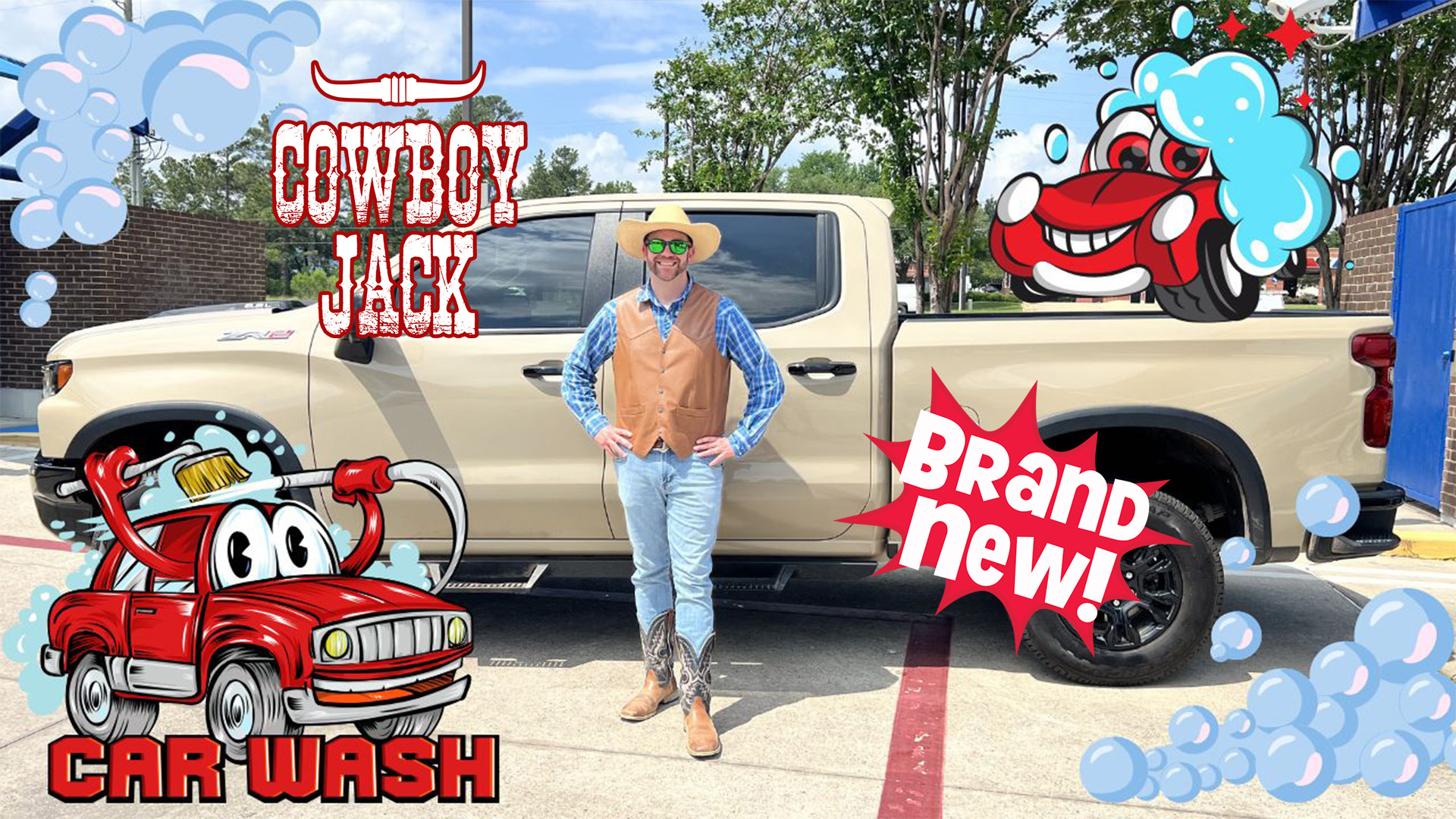 Cowboy Jack’s New Truck Gets Clean! Fun Car Wash for Kids