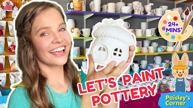 Painting Pottery at the Pottery Room!