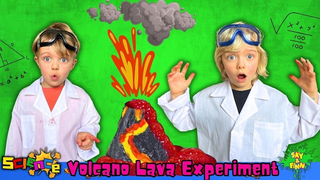 Science - Volcano Lava Experiment